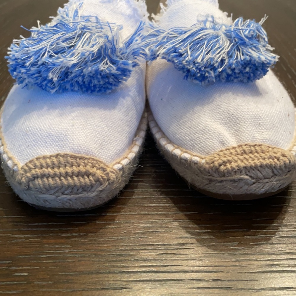 Soludos Frayed Tassel Espadrille Loafer Mules - Picture 8 of 16